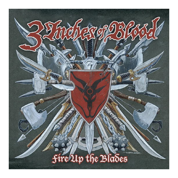 3 Inches Of Blood - Fire Up the Blades (Expanded) (CRIMSON FIRE VINYL) (Vinyl)