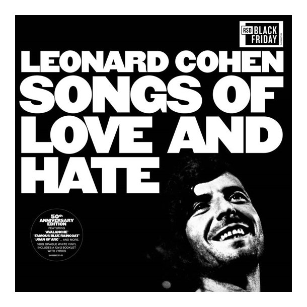Leonard Cohen - Songs of Love and Hate (Vinyl) RSD 2021