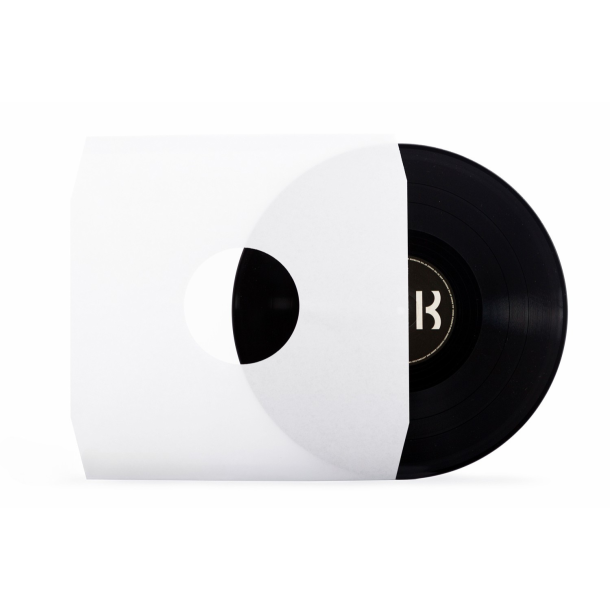 12inch Inner Sleeve - Hvid uden Polylined (Deluxe 90g)
