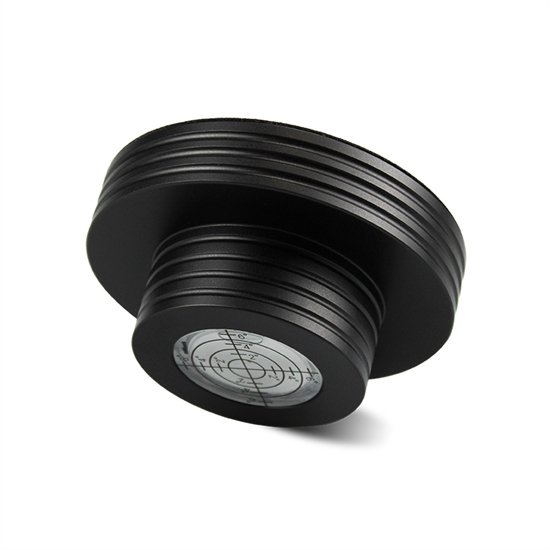 Pladevgt - Aluminium m. Leveler (Sort)