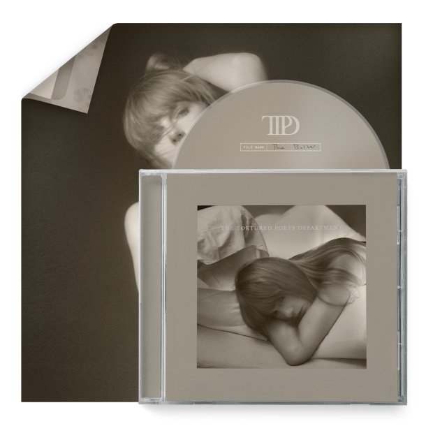 Taylor Swift -The Tortured Poets Department (CD) + Bonus Track 'The Bolter'